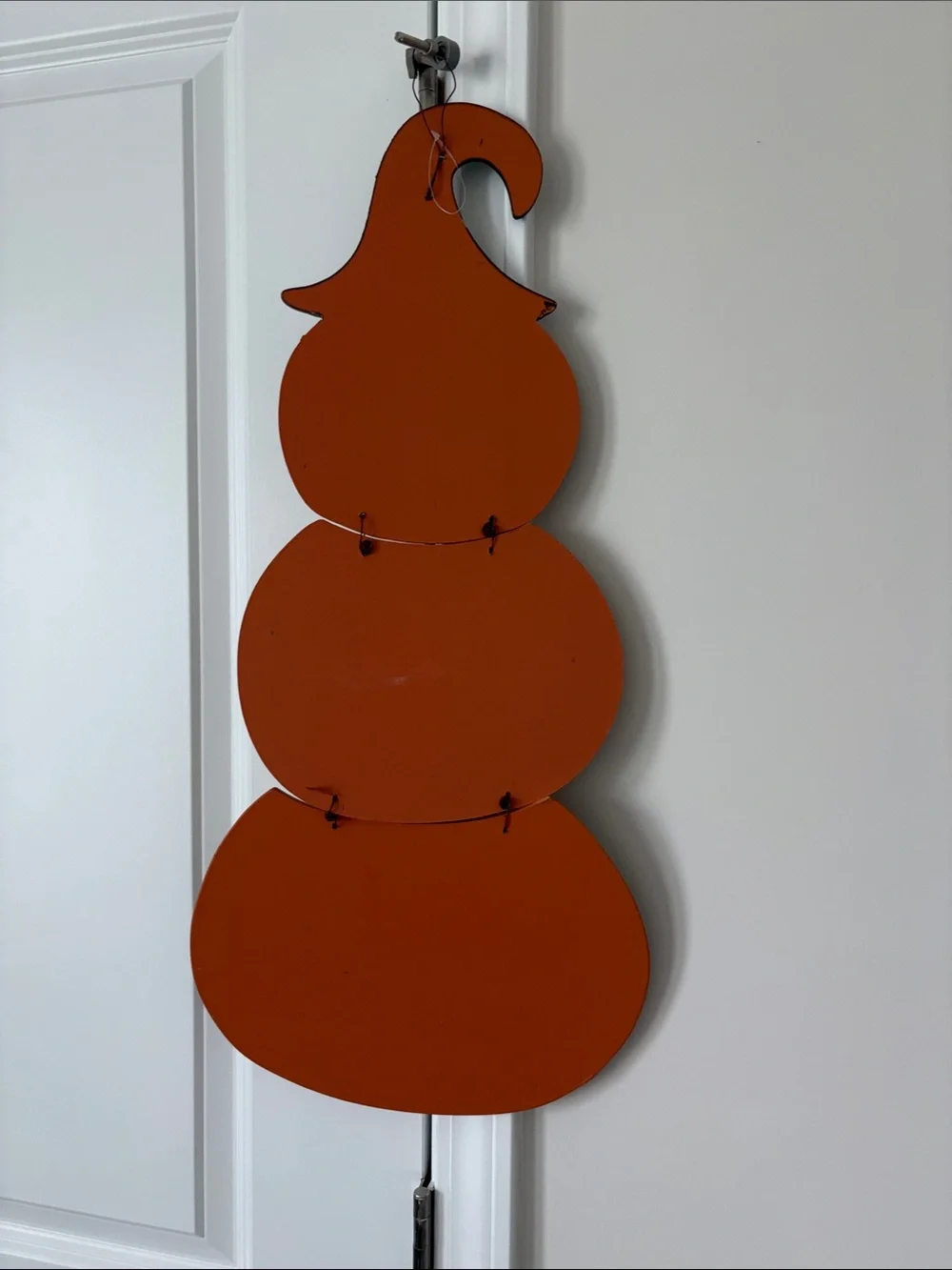 Halloween Triple Jack-O'-Lantern Door Hanger - Orange